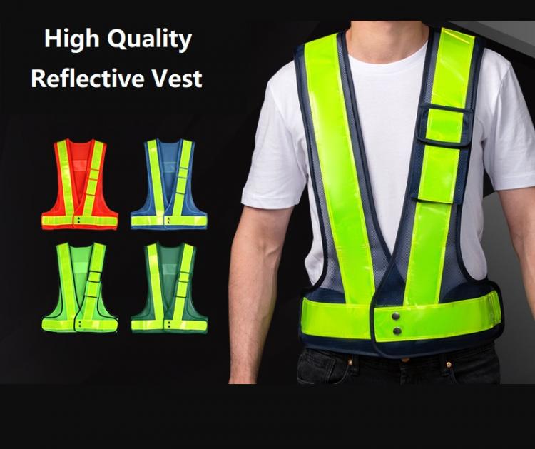 all in one place כלי עבודה Yemingduo Road Traffic Cycling Reflective Vest Air-permeable Thickened Breathable Mesh Safety Clothing Warning Vests