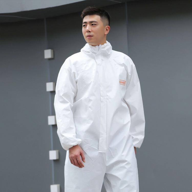 all in one place כלי עבודה Unisex Hooded Coverall Anti-Static Dustproof Work Suit Chemical Protective Clothing Isolation Safety Clothes Workwear
