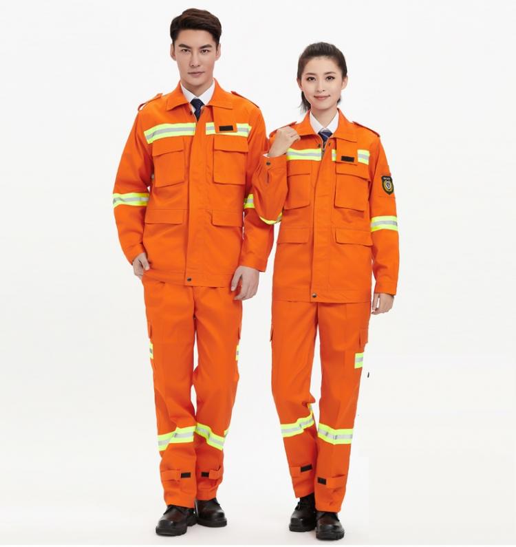 all in one place כלי עבודה Forest firefighter uniform 100% cotton protective work clothes set Labor engineering Flame retardant insulation Reflective strip