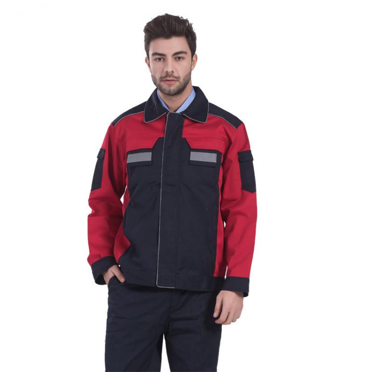 all in one place כלי עבודה Mens Reflective Safety Industrial Workwear Jacket and Trouser Work Set Clothing with Reflective Stripe Embroidery Logo Printing