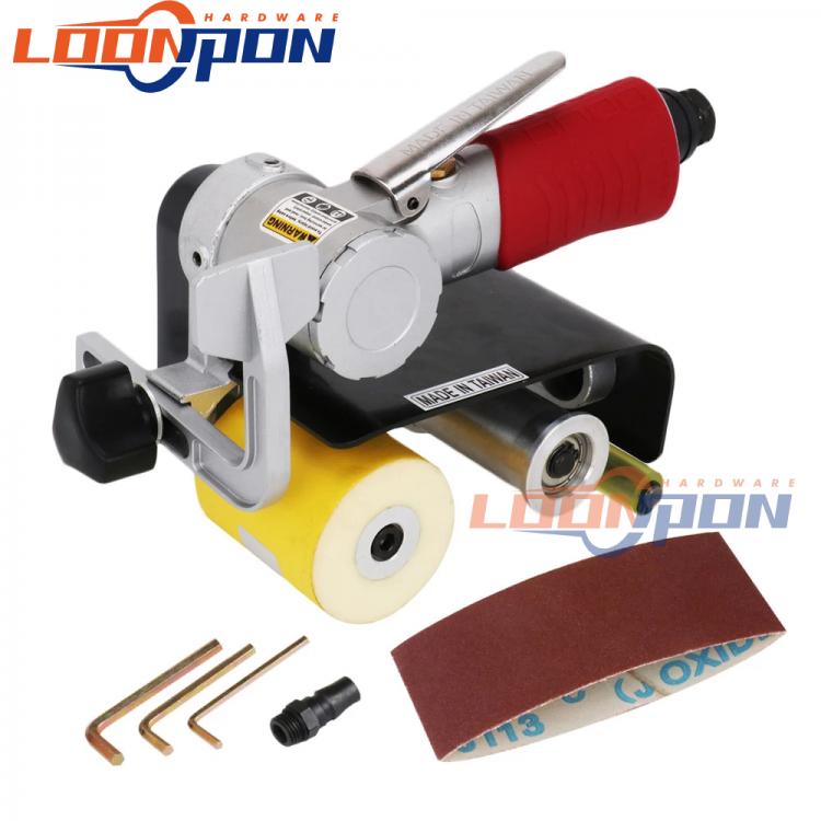 all in one place כלי עבודה Pneumatic Belt Sander Air Sanding Belt Sander Machine for Polishing Grinding Metal Wood Working Rust Removal Deburring