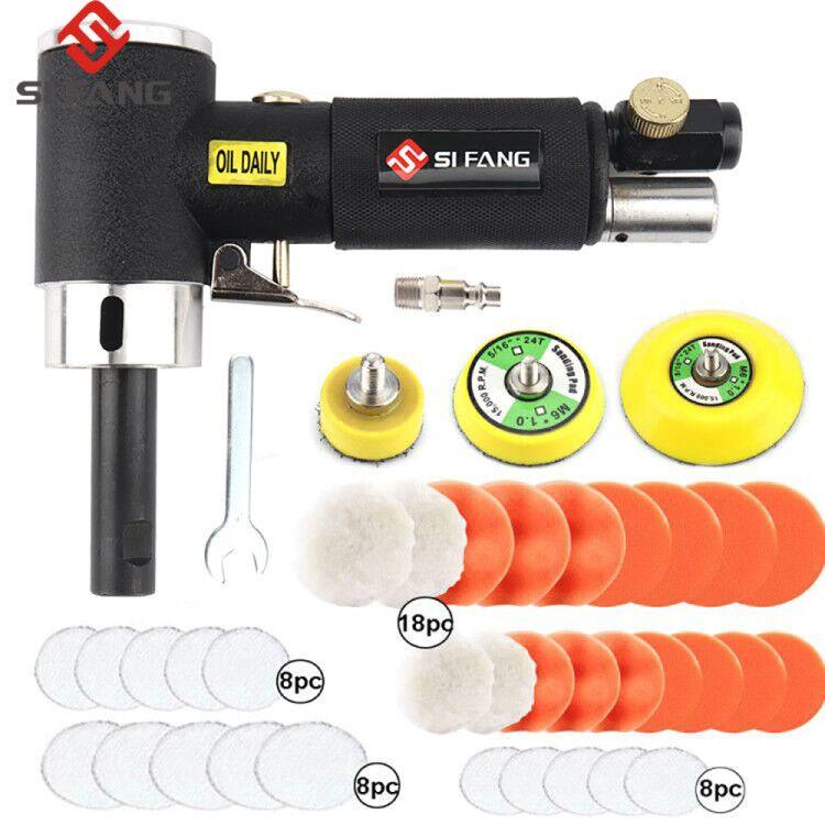 all in one place כלי עבודה 2/3 Inch Long Version Air Sander Pneumatic Grinding Machine Buffing Pad Speed Sander Polish Tools Car Accessories
