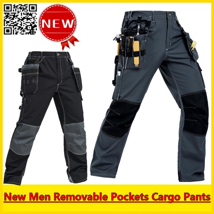 all in one place כלי עבודה Bauskydd High Quality Working Men Durable multi-pockets working pant cargo pant with removable pockets free shipping