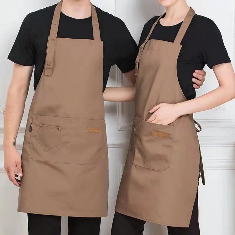 all in one place כלי עבודה Canvas Apron High-end Breathable Kitchen Chef Waiter Barber Shop Restaurant Manicure Fashion Work Clothes Unisex