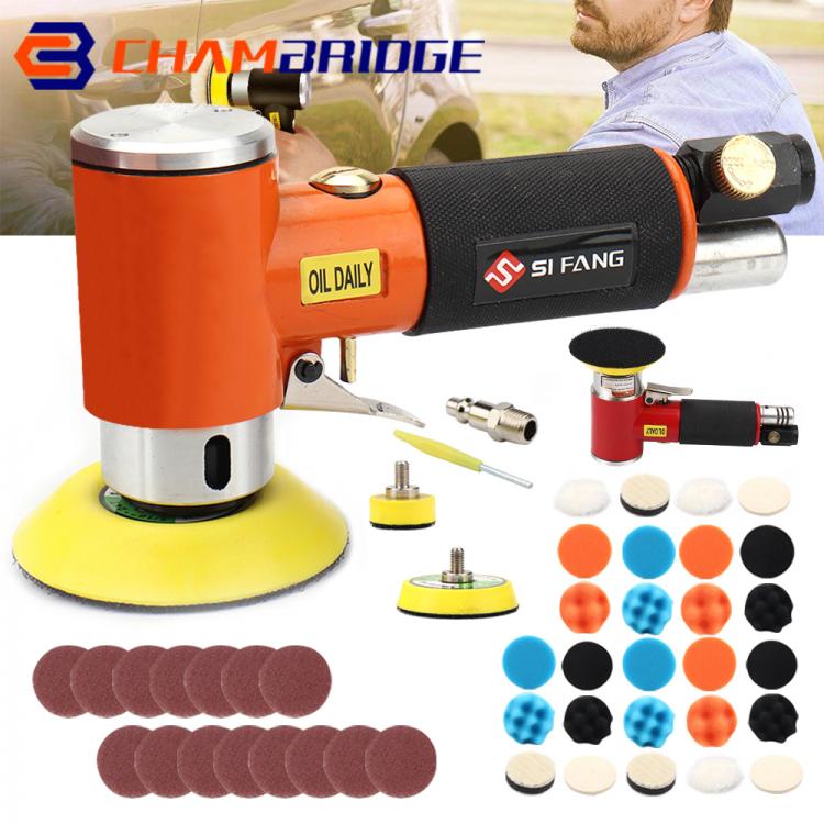 all in one place כלי עבודה 48Pcs 2'' 3'' Mini Orbital Air Sander Pneumatic Polishing Grinding Machine Air Tools Buffer Dual Action Orbita