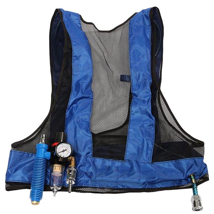 all in one place כלי עבודה New Enhanced Vortex Tube Air Conditioner Waistcoat Compressed Air Conditioning Cooling Welding Vest Safety Protective Clothing