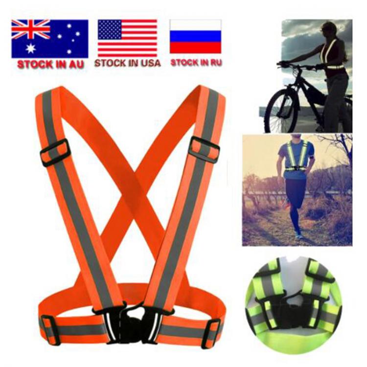 all in one place כלי עבודה ZK30 Dropshipping High Visibility Unisex Outdoor Reflective Elasticity Safety Vest Fit For Running Cycling Sport Outdoor Clothes