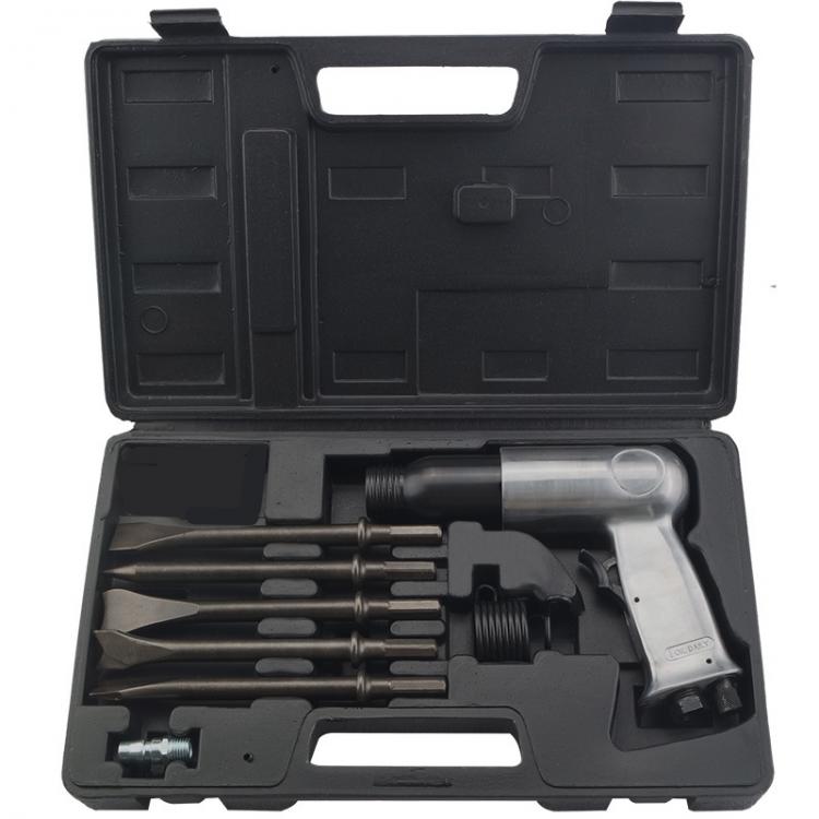 all in one place כלי עבודה 190mm Air Hammer Pneumatic Gun Tool Set Heavy Duty Shock Absorbing With 4pcs Chisels Ergonomic Grip