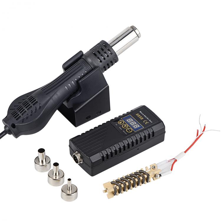 all in one place כלי עבודה JCD Hot air gun 8858 Micro Rework soldering station LED Digital Hair dryer for soldering 700W Heat Gun welding repair tools