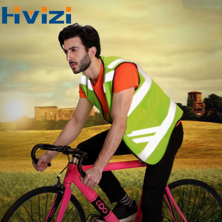 all in one place כלי עבודה Reflective Safety Vest High Visibility Reflective Strip Fuorescent Yellow Waistcoat Vest Cycling Reflective Vest