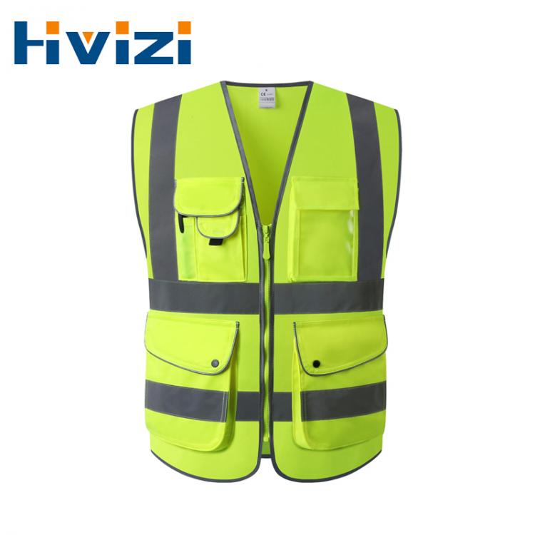 all in one place כלי עבודה High Visibility Reflective Vest Moto Night Riding Jacket Clothing hi vis Workwear Construction Work Safety Vest  Men Summer Vest