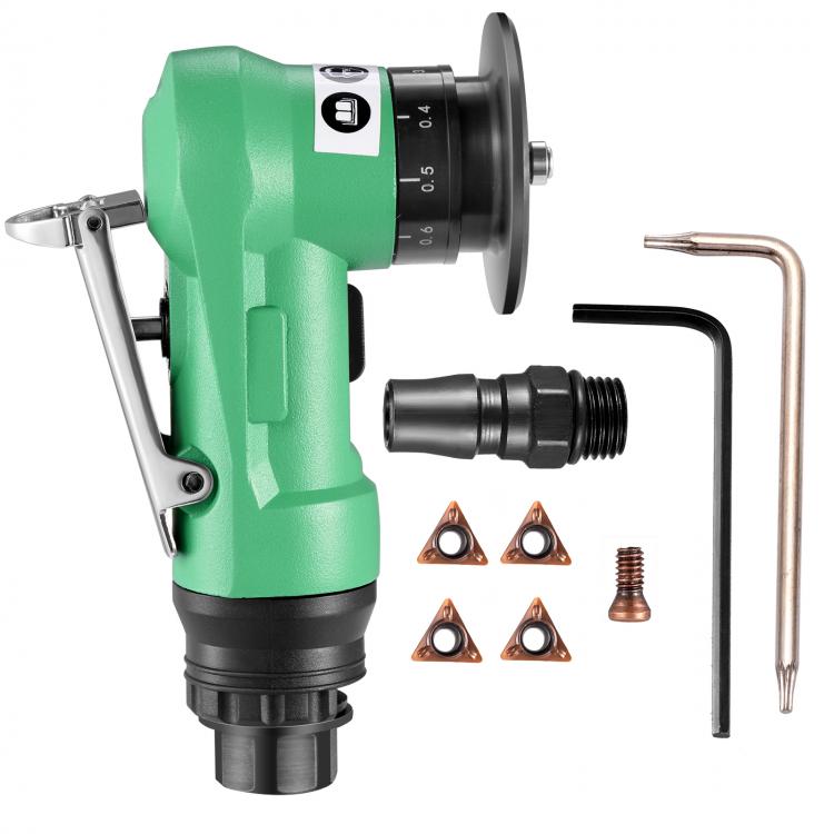 all in one place כלי עבודה Portable Mini Pneumatic Chamfering Machine 45 Degree Arc Air Beveling Machine with 1/4 Inch Air Inlet for Trimming and Deburring