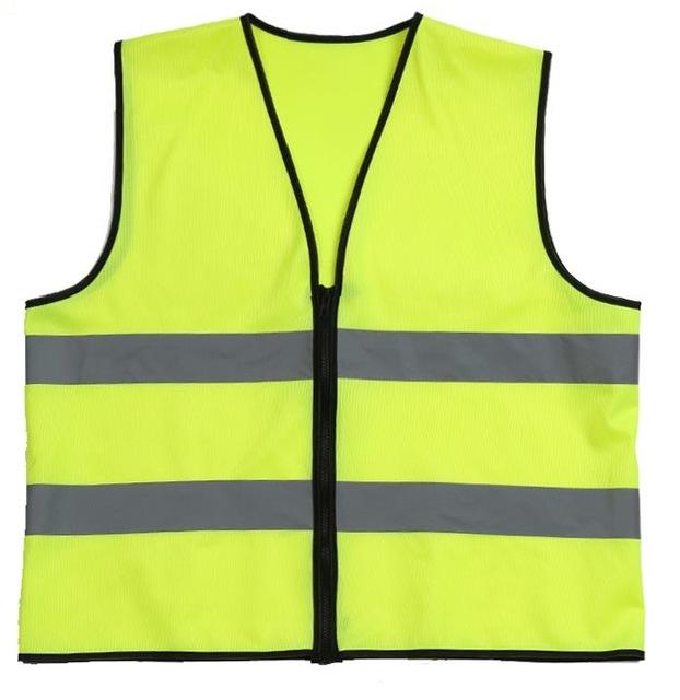 all in one place כלי עבודה Running Motorcycle Reflective Safety Vest High Visibility V Shape Reflective Stripe Safety Clothing Working Uniform Jacket