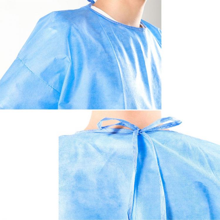 all in one place כלי עבודה F62C Isolation Gown with Elastic Cuff Disposable Non-Woven Resistant one size fits all