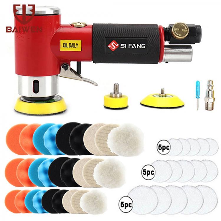 all in one place כלי עבודה 2'' 3'' Mini Air Sander Pneumatic Orbital Polishing Grinding Machine Dual Action Orbital Polisher Tools for Au