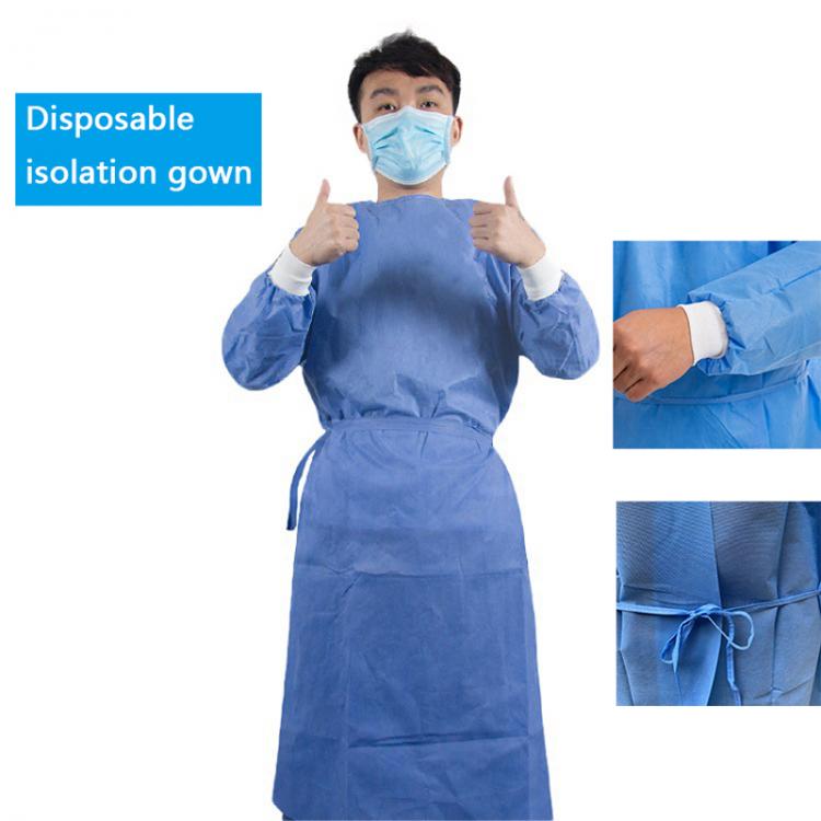 all in one place כלי עבודה Disposable Thick Non-Woven Hand Washing Clothes Blue Spray Paint Protective Work Isolation Clothing Gown Anti-Oil Dust-Proof