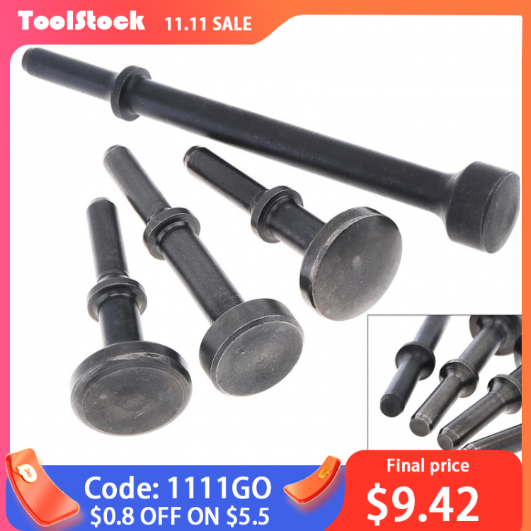 all in one place כלי עבודה 4pcs/lot Air Hammer Head Air Chisel Hard Steel Solid Impact Hammer Head Support Pneumatic Tool for Knocking / Rusting Removal