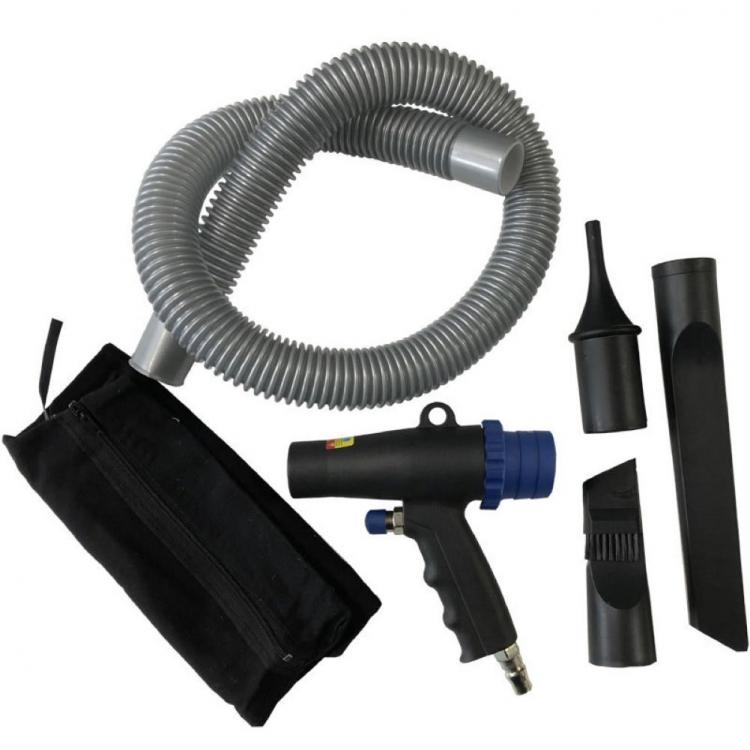 all in one place כלי עבודה 2 In 1 Air Duster Compressor Dual-purpose Pneumatic Air Vacuum Dust Suction Blower Pistol Pneumatic Vacuum Cleaning Tools Kit