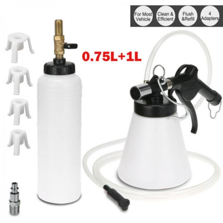 all in one place כלי עבודה 1.75L Portable Car Pneumatic Pump Brake Fluid Bleeder Kit High Efficient Automobile Air Extractor Pump Oil Bleeding Tool