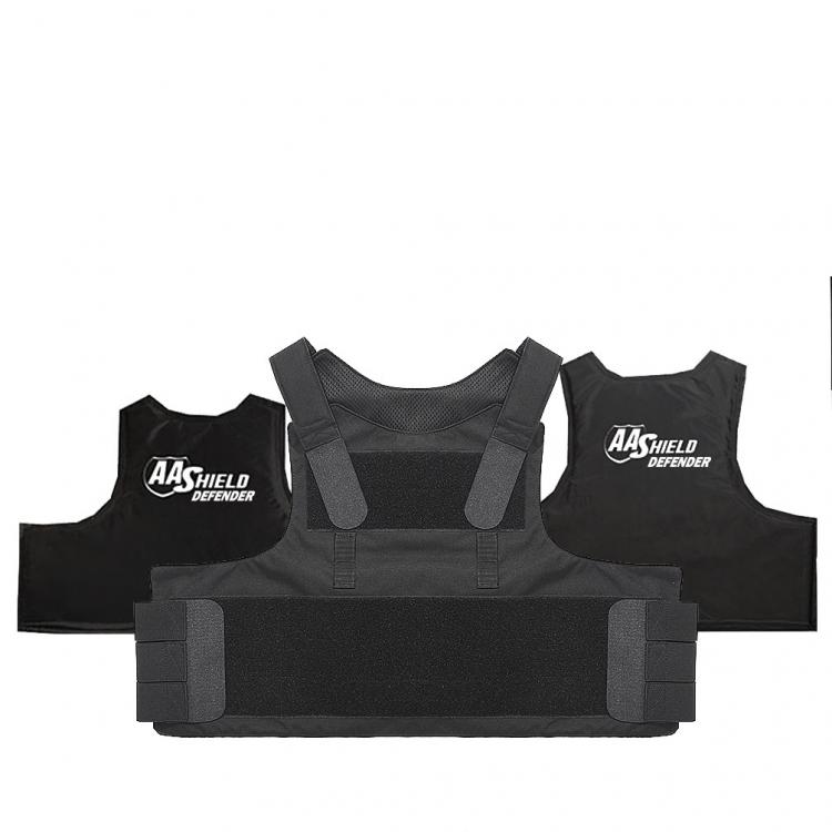 all in one place כלי עבודה AA Shield BALCS Tactical Ballistic Vest Teijin Soft Body Armor Vest IIIA Carrier Kit Bullet Proof Vest Black Color Size M/L