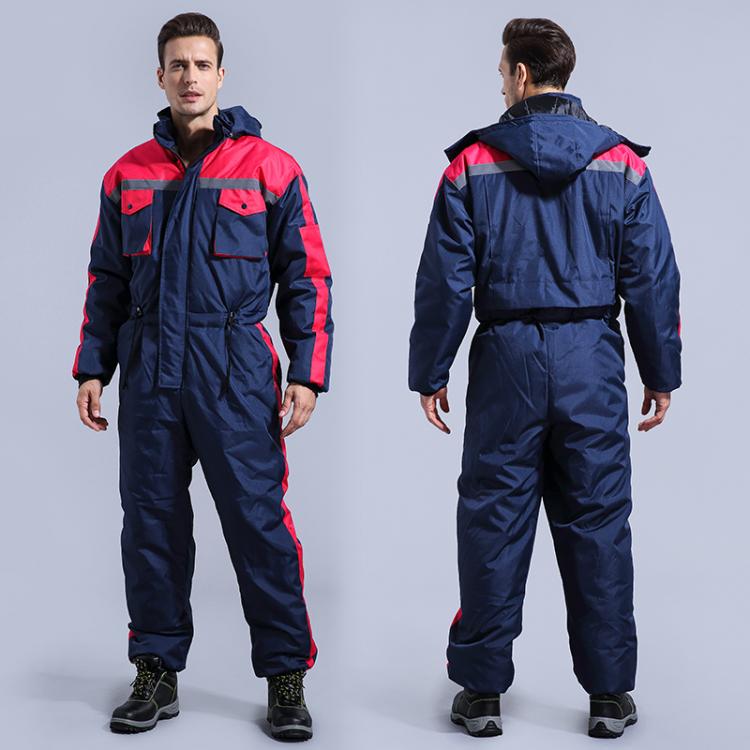 all in one place כלי עבודה Winter Coveralls Thick Warm Cotton Padded Overalls Antifreeze Cold Outdoors Work Clothing Thermal Protection Uniforms