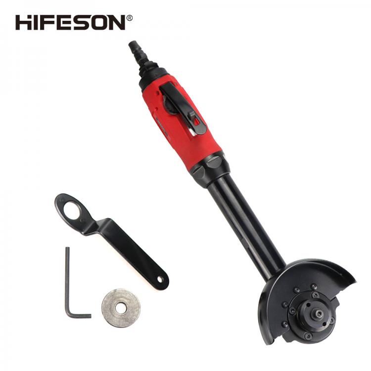 all in one place כלי עבודה HIFESON CT254 Positive and Negative Speed Adjustable Extension Rod Pneumatic Angle Grinder 4" 100MM Cutting Machine Polisher