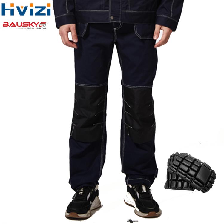 all in one place כלי עבודה Mens Safety Work Pants Overalls Men Workwear Trousers Coveralls Cotton Muliti Pockets Work Clothes Wear-resisting With Knee Pads