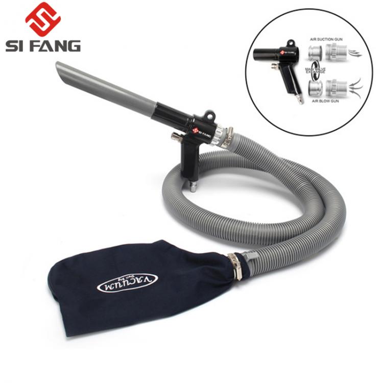 all in one place כלי עבודה Air Wonder Gun Kit Dual Function Air Vacuum Blow Gun Pneumatic Vacuum Cleaner Kit Air Blow Suction Gun Kit Tools