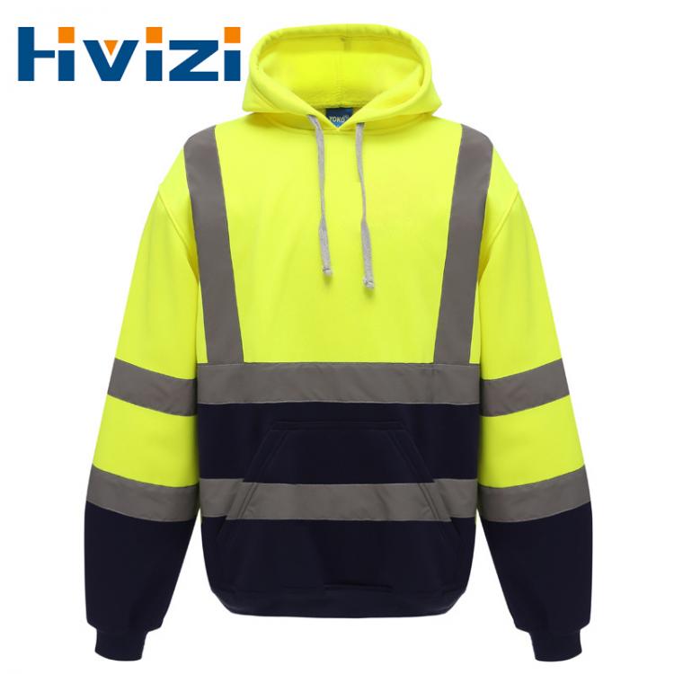 all in one place כלי עבודה Safety Reflective Sweatshirt Men Winter Warm Sweatshirts Hoodie Men Hoody Sweatshirts Male Black Hoodies For Men Workwear