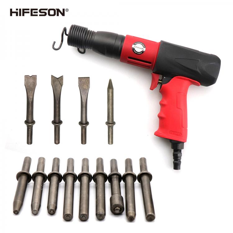 all in one place כלי עבודה HIFESON Alloy Spring Air Shovel Multi-specification Shovel Blade Semi-hollow/Solid Rivet Set Chiseling Hammering Punching