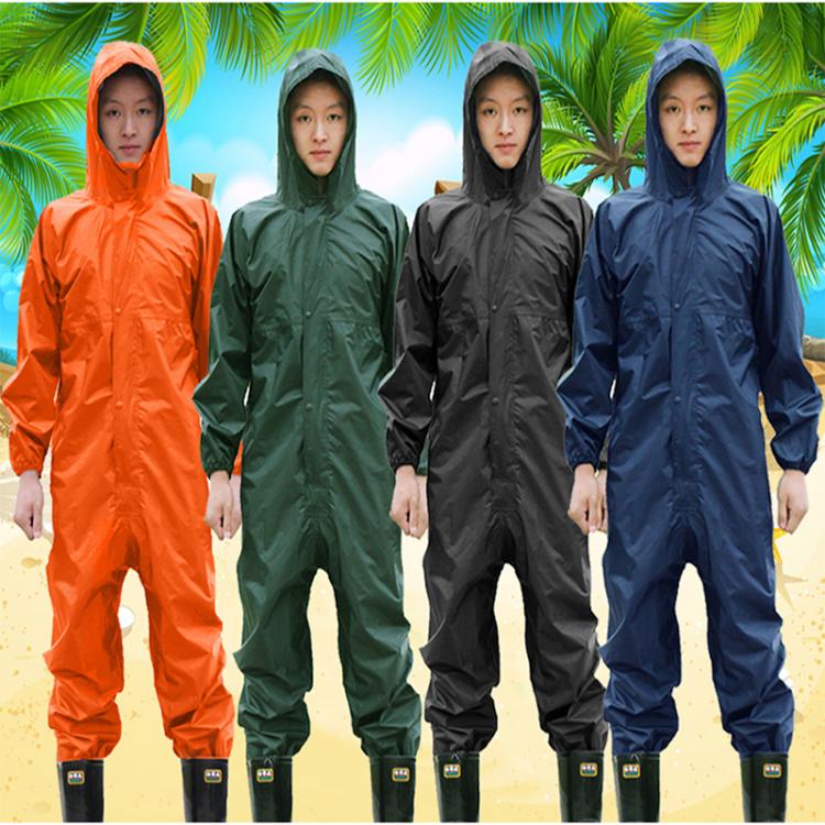 all in one place כלי עבודה Working Coveralls Waterproof Hooded Raincoat Overalls Anti-oily Dust-proof Paint Spray clothing Hood Protective Work clothes