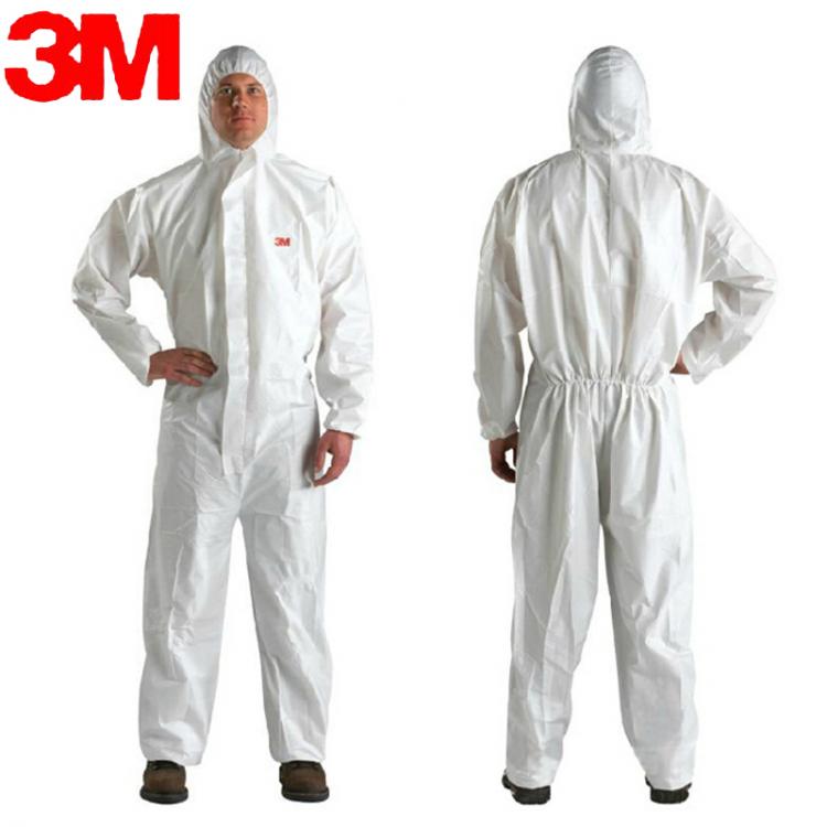 all in one place כלי עבודה 3M 4510White Non-Woven fabric Coverall Clothes Anti static and Anti chemical liquid splash and effective protection of particles