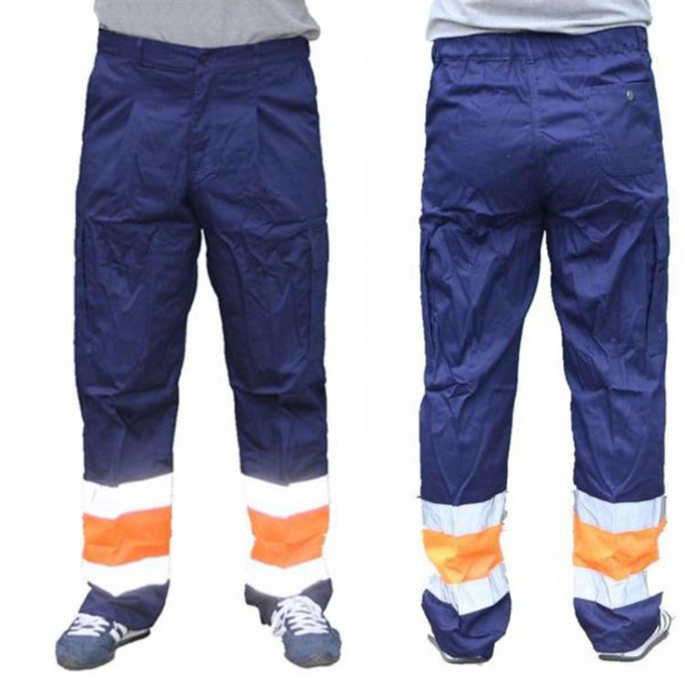 all in one place כלי עבודה Men Work Pants Reflective Night Work Safety Warning Pants With Pockets Spray Maintenance Engineering Wear-resistant Breathable