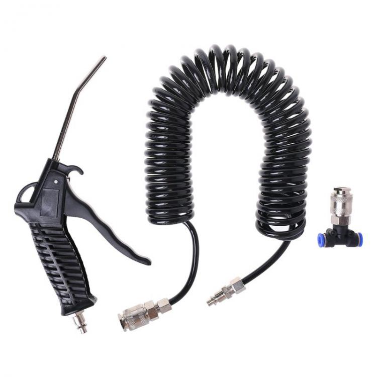 all in one place כלי עבודה High Quality 1pc Black Air Duster Blow Gun Pneumatic Wind Blowing Kit EU Connector PU Hose
