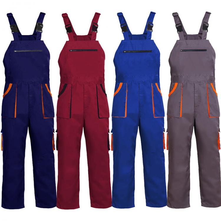 all in one place כלי עבודה Bib Overalls Men Women Work Clothing Plus Size Protective Coveralls Strap Jumpsuits with Pockets Uniforms Sleeveless Bib Pants