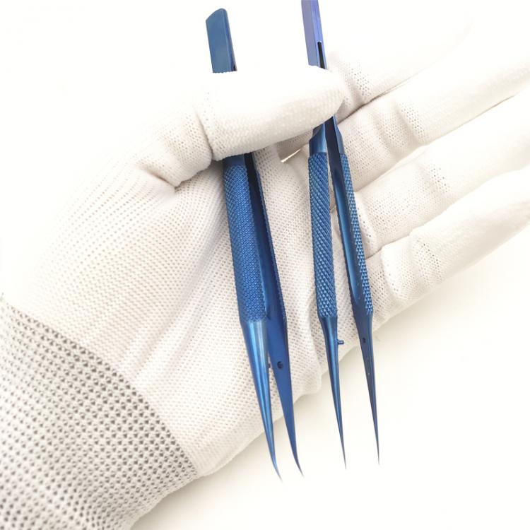 all in one place כלי עבודה Titanium alloy tweezers professional maintenance tool 0.15mm edge precision fingerprint tweezers Apple main board copper wire