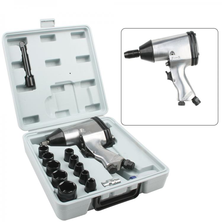 all in one place כלי עבודה 1/2" Professional  Pneumatic Wrench Air Impact Tool Repairing Cast High Torque Nut Sleeves Pneumatic Power Tools