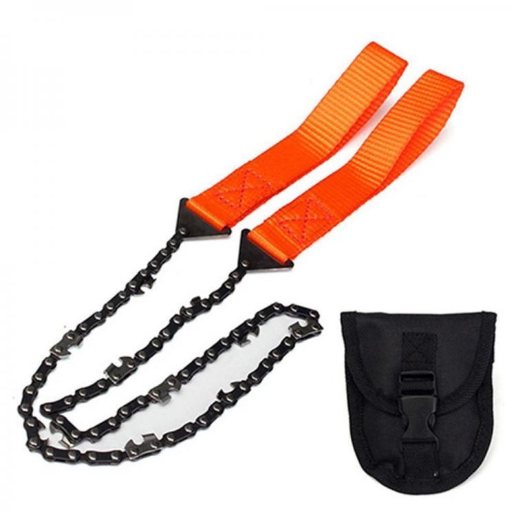 all in one place כלי עבודה Portable Survival Chain Saw Chainsaws Emergency Camping Hiking Tool Pocket Hand Tool Pouch Outdoor Pocket Chain Saw