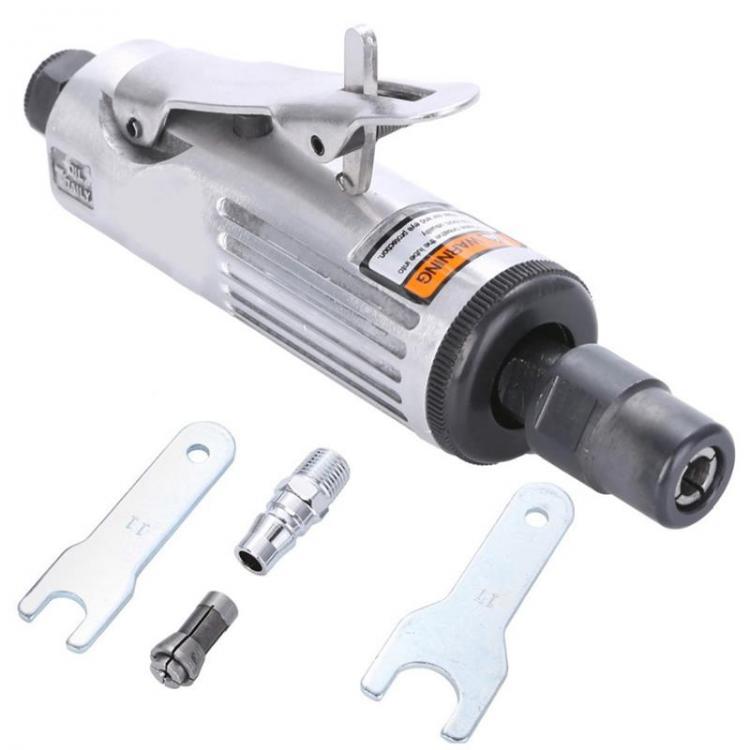 all in one place כלי עבודה Pneumatic Polishing Machine 1/4 Inch Professional Air Die Grinder Grinding Kit Polishing Engraving Tool 90 PSI Tool