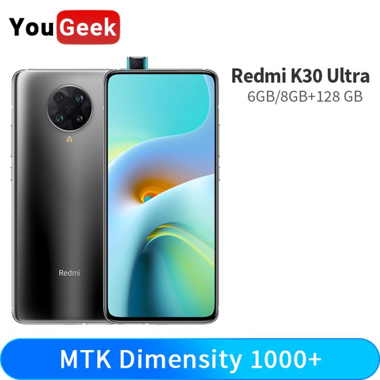 all in one place טלפונים סלולרים Xiaomi Redmi K30 Ultra 6GB 128GB / 8GB 128GB Smartphone MTK Dimensity 1000+ 64MP Quad Camera NFC 6.67" 120Hz Display 4500mAh