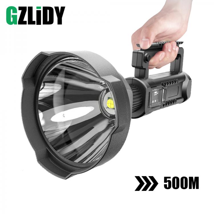 all in one place כלי עבודה Powerful LED Flashlight Portable XHP70.2 Torch USB Rechargeable Searchlight Waterproof Spotlight with Base Fishing Light Lantern
