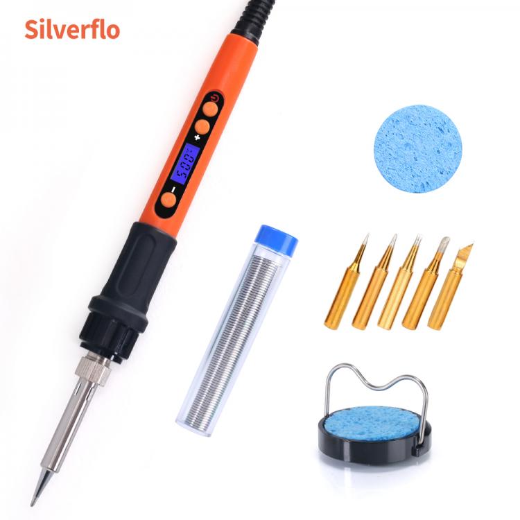 all in one place כלי עבודה 100W Digital Electric Soldering Iron Kit Set Temperature Adjustable 928D Welding Tool Ceramic Heater Soldering Tips Rework