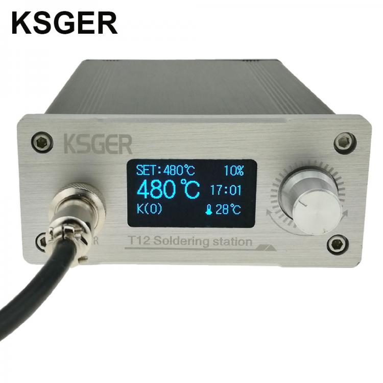 all in one place כלי עבודה KSGER White Thick Panel STM32 OLED T12 Soldering Station Temperature Digital  Controller For Hakko T12 Electric Soldering Iron
