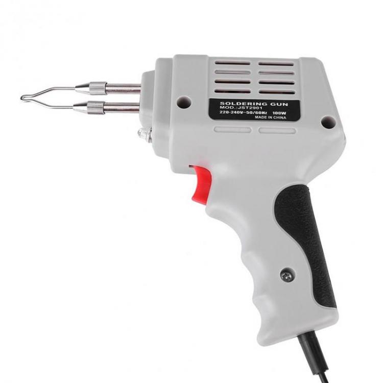 all in one place כלי עבודה Selling Electrical Soldering Iron Gun Hot Air Heat Gun Hand Welding Tool With Solder Wire Welding Repair Tools Kit EU 220V 100W