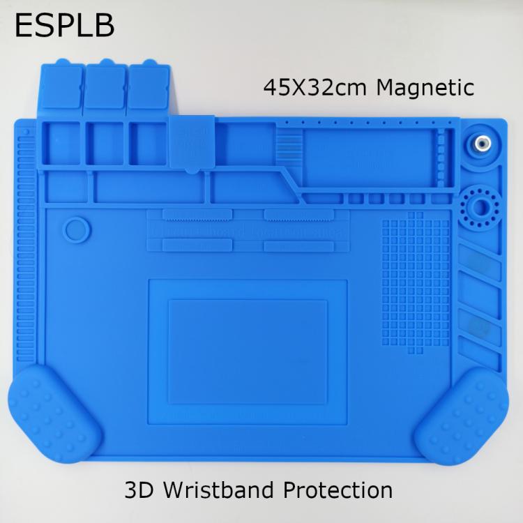 all in one place כלי עבודה 3D Wristband Proctection Silicon Insulation Work Pad Repaid Mat Soldering Station Desk Platform Magnetic Heat-Resistant Tools