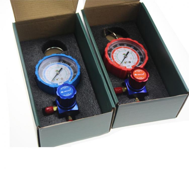 all in one place כלי עבודה HS-468AH HS-468AL Freon Refrigerant one way manifold gauge for Car AC Airconditioning Conditioner R410A R32