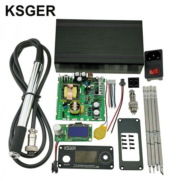 all in one place כלי עבודה KSGER V2.1S soldering Electric T12 STM32 OLED Digital Temperature Soldering Station Controller Welding Tools