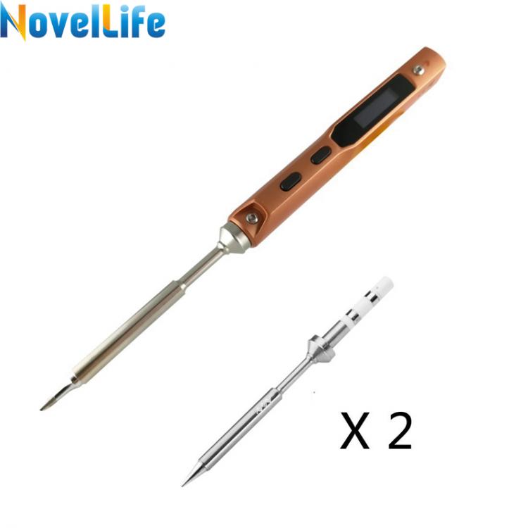 all in one place כלי עבודה 65W TS100 Mini Programmable Electric Soldering Iron Adjustable Temperature Digital Solder Station 2pcs Iron Tips OLED Display
