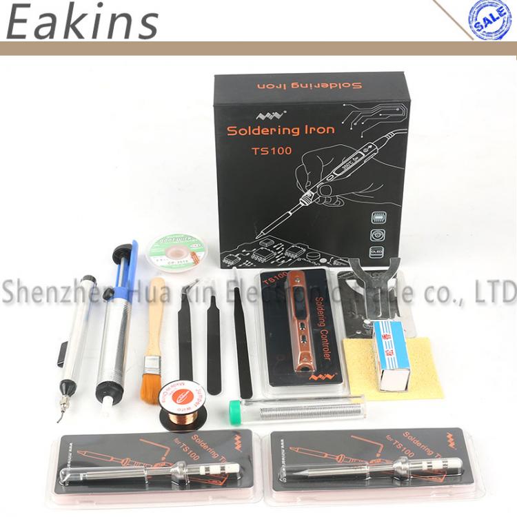 all in one place כלי עבודה TS100 65W Programmable Mini Electric Soldering Iron Station Digital OLED Screen Adjustable Temperature With Solder Tip