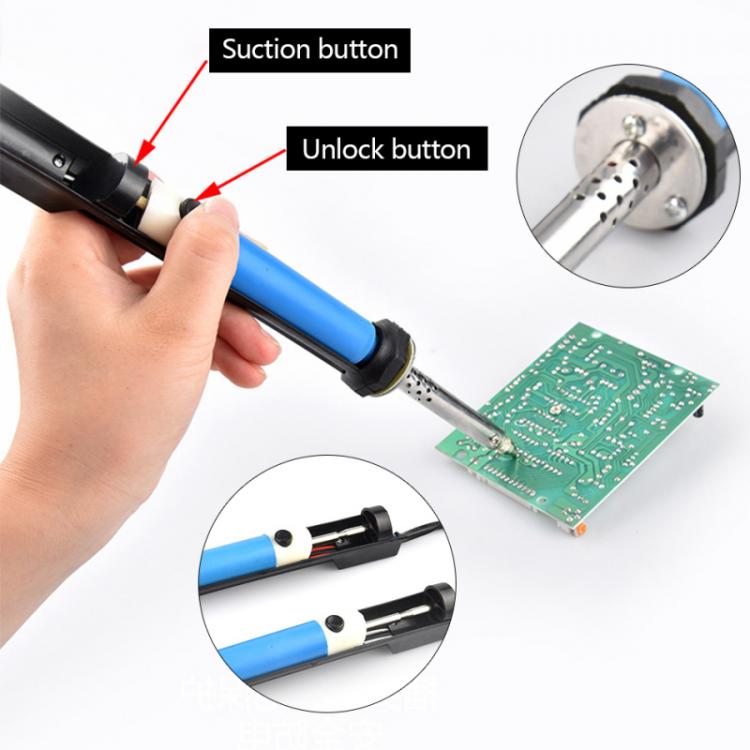 all in one place כלי עבודה 110V/220V EU/US 40W Electric Dual-Use Desoldering Solder Sucker Soldering Suction Pump Tin Supplies- Vacuum Power Welding Tools